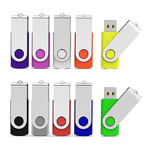 Aiibe 8 GB USB Flash Drive Colorful 8G Memory Stick... - High-Tech & Électronique Amazon Espagne à 48.79€