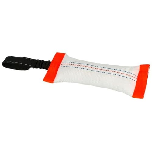 Kerbl Pet Trainingsdummy mit Schlaufe weiß/orange, 30x8,5cm - Sports & Fitness Amazon Germany à 5.49€