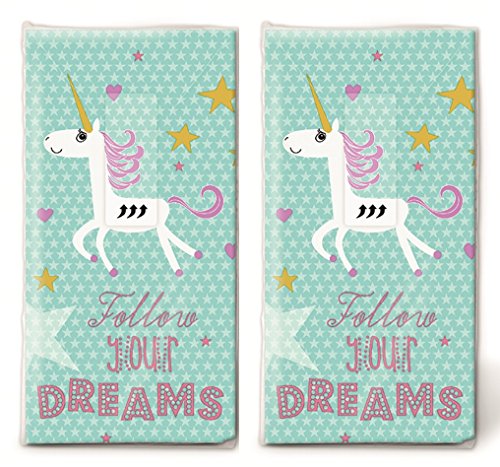 20 fazzoletti (2 x 10) unicorno nel cielo stellato, per... - Bébé & Puériculture Amazon Italie à 1.79€