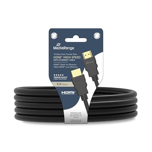MediaRange HDMI High Speed Connection Cable with Ethernet... - High-Tech & Électronique en promo à 4.79€