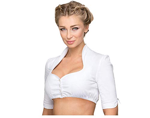 Stockerpoint Bluse B-8033, Trachtenblusen Mujer, Blanco, 44... - Mode & Vêtements Amazon Espagne à 4.50€