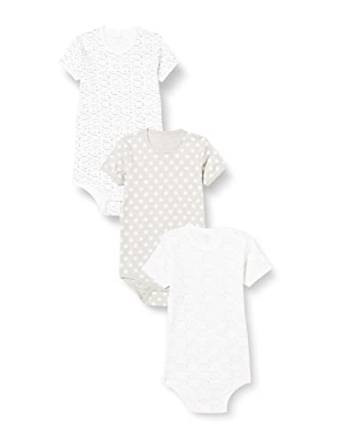 Care Baby Body Kurzarm, 3er Pack Light grey (142), 74 - Maison & Cuisine en promo à 3.55€