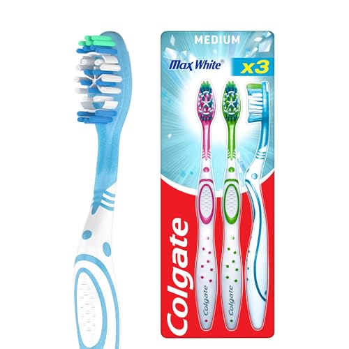 Colgate Max White Toothbrushes - Teeth Whitening Toothbrush... - Beauty & Fragrances Amazon UK à 2.03€