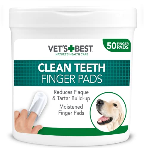 Vet's Best Tampons de nettoyage des dents pour chiens... - Sports & Fitness Amazon France à 2.99€
