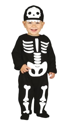 FIESTAS GUIRCA Disfraz de Esqueleto - Mono Negro Esqueleto... - Amazon Espagne à 7.25€