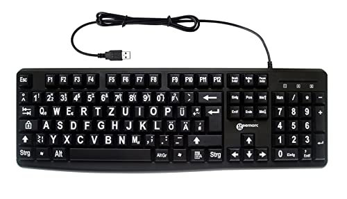 Geemarc Teclado USB KBSV3_BLK_GE Negro Extragroße Tasten - High-Tech & Électronique Amazon Espagne à 29.95€