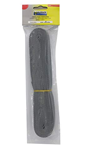 Cinta Persiana Wolfpack Gris 18 mm. Rollo 6 Metros - Bon plan à 3.85€