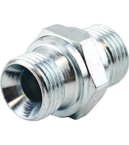 Hydraulic coupling, straight connector, 3/8 inches - Bricolage & Outils en promo à 1.41€