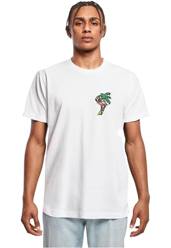 Mister Tee Hombre Flamingo Camiseta - Blanco, XS - Amazon Espagne à 6.45€