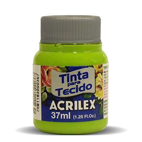 Acrilex Pintura Textil al Agua Verde Manzana 37 ml Ref. 802 - Loisirs Créatifs en promo à 1.67€