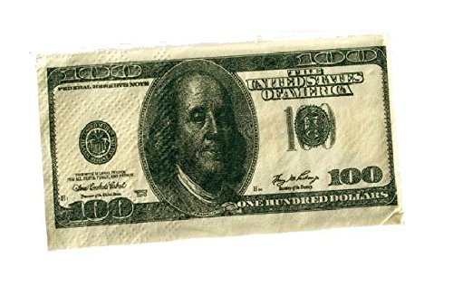 Fazzoletti di carta a forma di 100 DOLLARI - Fournitures Bureau Amazon Italie à 2.40€