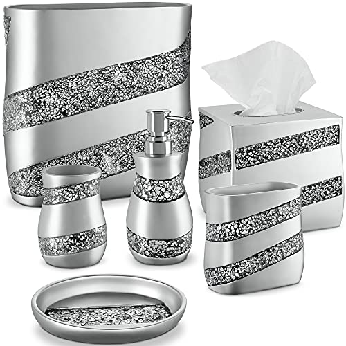 Dwellza Ensemble de 6 Accessoires de Salle de Bain en... - Beauté & Parfums Amazon France à 105.35€