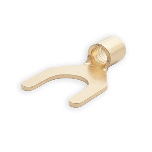 Gold Speaker Spade Terminal Connector. Crimp or Solder... - High-Tech & Électronique Amazon Royaume-Uni à 0.78€