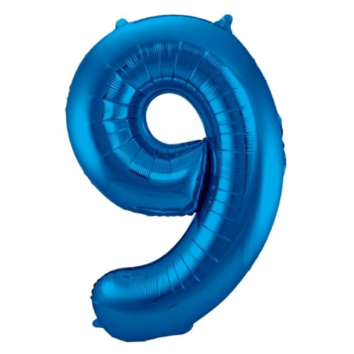 Folat 63149 Ballon Aluminium Numéro Chiffre 9 Bleu 86 cm... - Sports & Fitness Amazon France à 6.02€