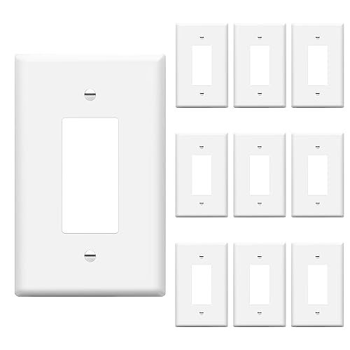 Enerlites 8831O-W-10PCS 1-Gang Decorator/GFCI Rocker Wall... - Maison & Cuisine Amazon Royaume-Uni à 5.43€