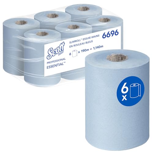 Scott Essential Essuie-mains en rouleaux Slimroll 6696 –... - Bricolage & Outils en promo à 60.99€