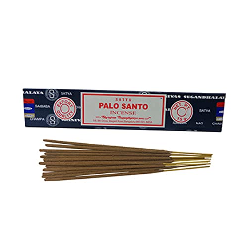 Satya Palo Santo Incense Sticks x 3 Boxes -15 per Box - Santé & Bien-être Amazon Royaume-Uni à 1.44€