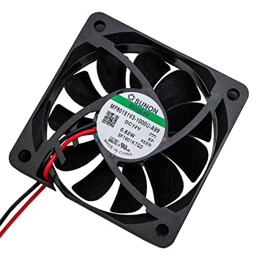SUNON 12 V DC 0,58 W, 60 x 60 x 15 mm, 29,9 m³/h, 3000... - Bon plan à 4.41€