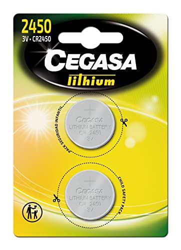 Cegasa CR2450 – Confezione 2 batterie pulsante litio - Sports & Fitness Amazon Italie à 7.79€