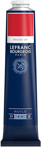 Lefranc Bourgeois Olio Fine 150 ml - Rosso Vivo - Loisirs Créatifs Amazon Italie à 9.50€