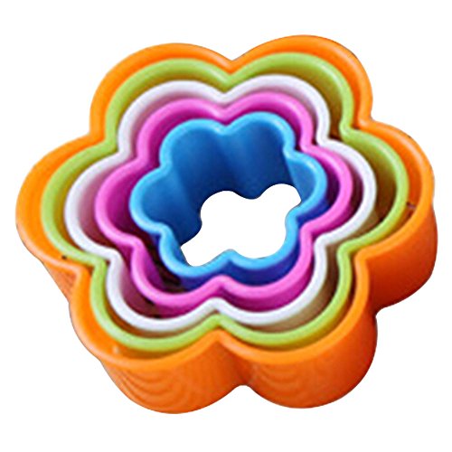 Gemini_mall® Colourful Plastic Flower Shaped Pastry/Cookie... - Loisirs Créatifs Amazon Royaume-Uni à 1.79€