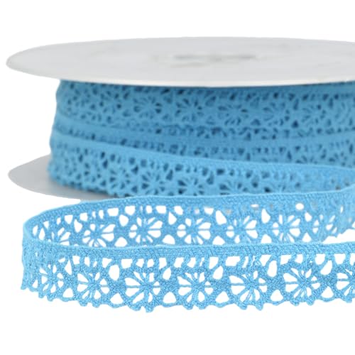 Spule 25 m Spitze Polyester – Blau 5647 – 005 - Maison & Cuisine en promo à 2.09€