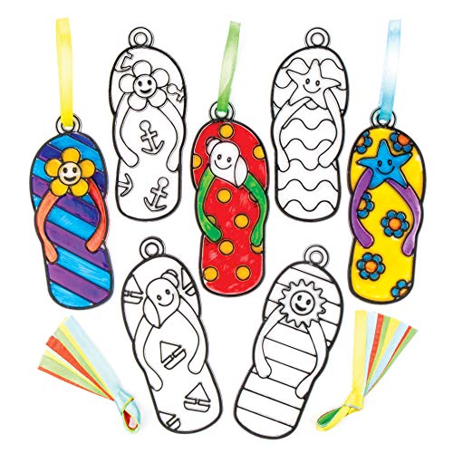 Baker Ross Décorations Attrape-Soleil en Forme de Tong, Que... - Jouets & Jeux Amazon France à 6.99€