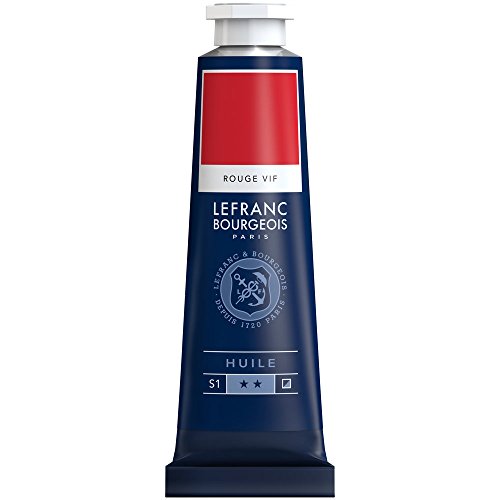 Lefranc Bourgeois Huile Fine 40ml Rouge Vif en promo à 3,36€ (-77%) sur Amazon FR