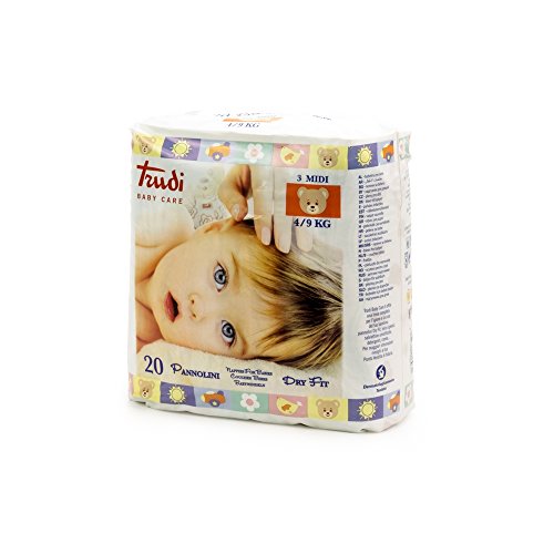 Trudi Baby 00693 Dry Fit Pannolino Taglia M 4 – 9 kg, 1... - Maison & Cuisine Amazon Italie à 4.14€