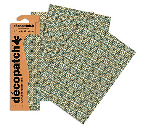 Décopatch C806C -Une pochette de 3 feuilles de papier extra... - Auto & Moto Amazon France à 3.29€