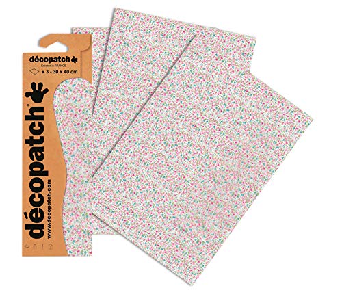 Décopatch C717O - Une pochette de 3 feuilles de papier... en promo à 3,59€ (-35%) sur Amazon FR