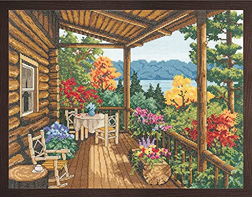 Janlynn Kreuzstich-Set mit Blockhütte und Veranda... - Maison & Cuisine Amazon Allemagne à 18.09€