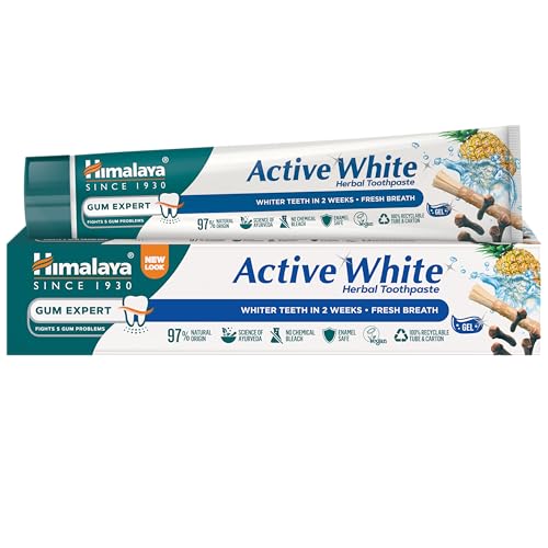 Himalaya Active white Gel | Herbal toothpaste with fruit... - Beauté & Parfums Amazon France à 2.93€
