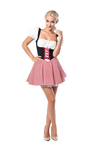 Tann Casas 2679692 Tirolesa EVA Disfraz, Negro/Rojo, 46 - Mode & Vêtements en promo à 10.09€