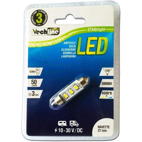 Vechline Ampoule LED Navette 37mm - High-Tech & Électronique Amazon France à 3.45€