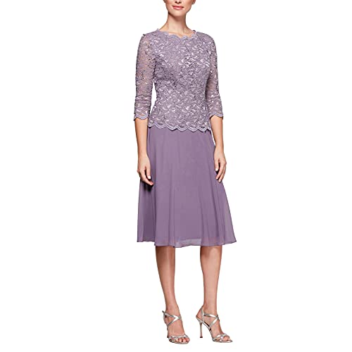 Alex Evenings Abito da Donna con Corpetto Ricamato Lungo tè... - Animalerie Amazon Italie à 34.45€