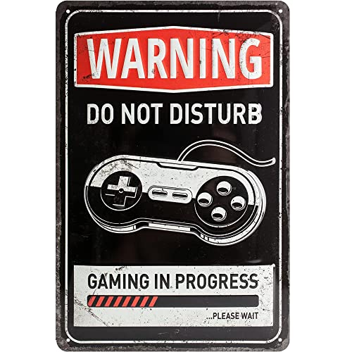 Nostalgic-Art Plaque Vintage Gaming in Progress – Idée de... - High-Tech & Électronique Amazon France à 15.95€