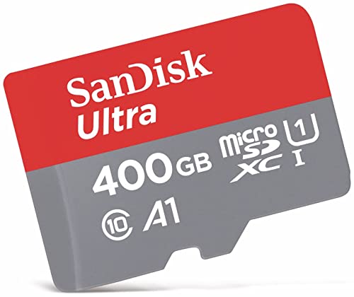 SanDisk Carte mémoire MicroSDXC Ultra 400 Go+ Adaptateur... - High-Tech & Électronique Amazon France à 102.36€