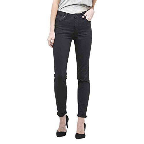 Lee Scarlett High, Vaqueros Ajustados Mujer, Negro (Black... - Deal du jour à 14.32€