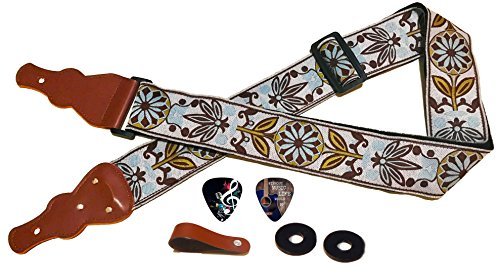 Colgador de guitarra vintage con 2 púas, cierres para... - Amazon Espagne à 13.22€