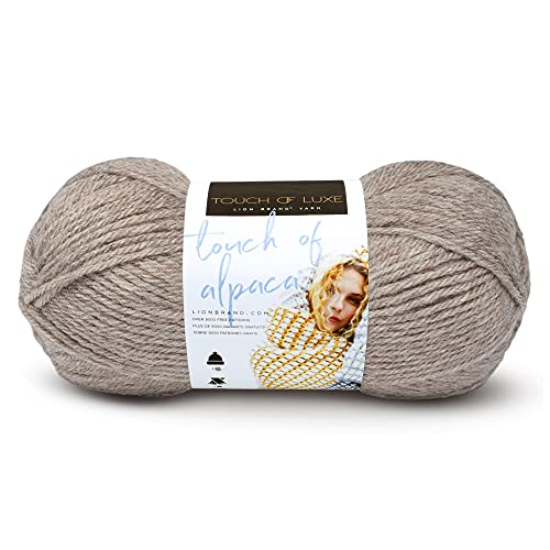 Lion Brand Yarn „Touch of Alpaka“-Garn, 1 Knäuel, taupe - Home & Kitchen Amazon Germany à 8.77€