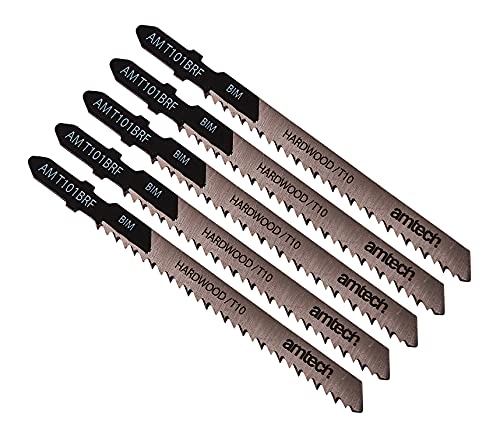 Amtech M1608 5 Piece reverse cut wood jigsaw blade Set... - Nouvelle promo Amazon à 4.35€