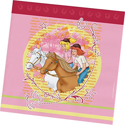 GEDALABELS Bibi & Tina, 33x33cm, 12er Set Partyservietten... - Amazon Germany à 2.99€