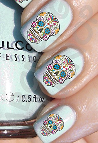 AWS set Water decals Teschi Sugar skull messicani fiorati... - Beauté & Parfums en promo à 6.50€