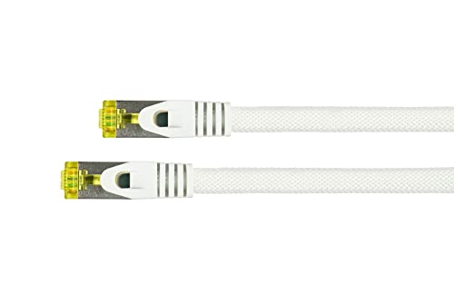 PYTHON RJ45 Ethernet LAN Patchkabel mit Cat. 7 Rohkabel... - High-Tech & Électronique Amazon Allemagne à 3.03€