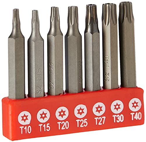 Blue Spot 14103 Long Sécurité Torx Bits, Argent, Lot de 7... - Bricolage & Outils Amazon France à 7.96€