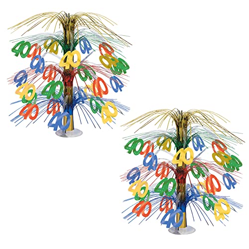 Beistle S50362MCAZ2 Lot de 2 centres de table en cascade en... - Maison & Cuisine Amazon France à 25.73€