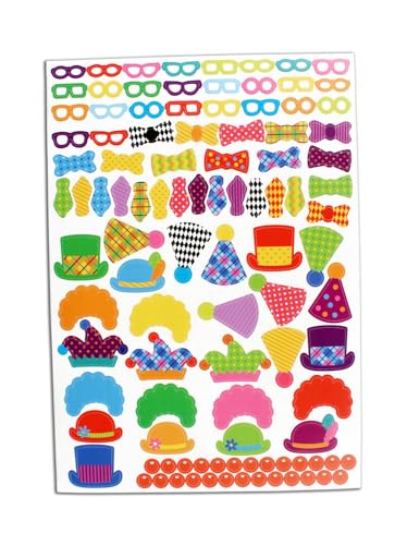 Inneo gommettes Crazy Adhesivo Payaso – 288 Piezas – 21 x... - Loisirs Créatifs Amazon Espagne à 2.69€
