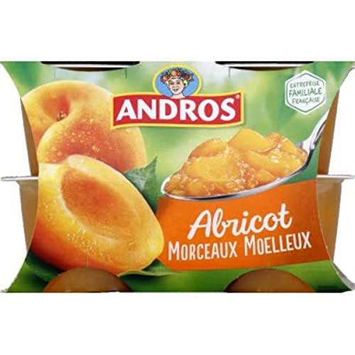 Andros Dessert aux morceaux moelleux d'abricot - Les 4 pots... - Jardin & Extérieur en promo à 2.59€
