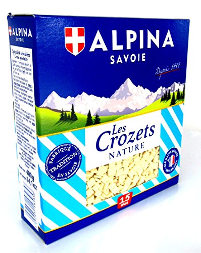 ALPINA SAVOIE Crozets Nature 400 g - Épicerie Amazon France à 4.09€
